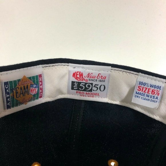 Vintage Chargers New Era Made USA Deadstock Hat Wool Football NFL Cap Size 6 7/8 - Picture 9 of 11
